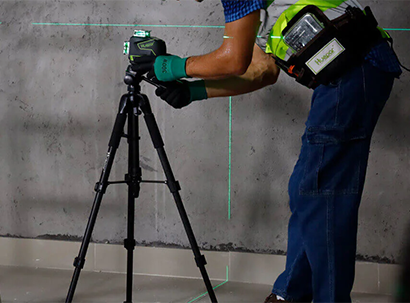 Applicationem laser gradu in architectura
